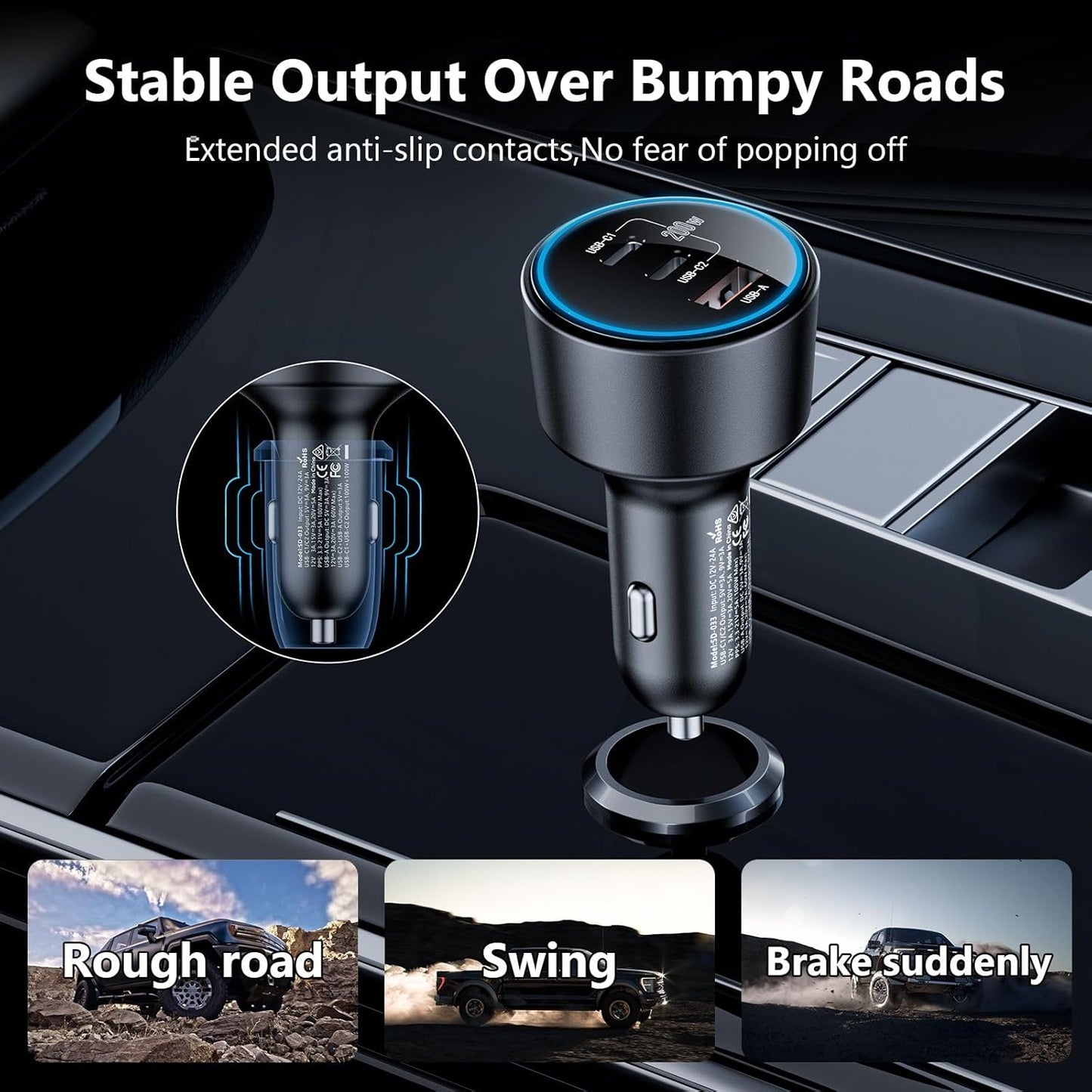 Magsafe Car Mount Charger Fast Charging 15W