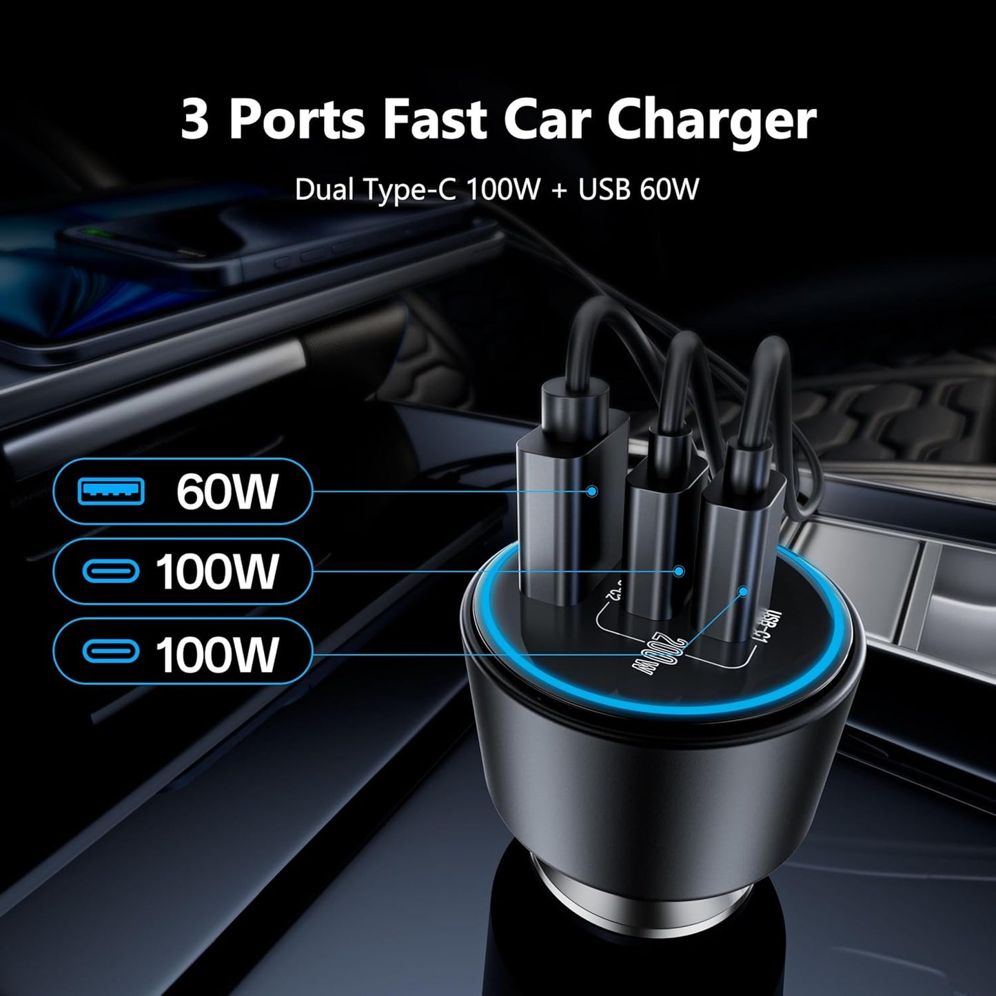 Magsafe Car Mount Charger Fast Charging 15W